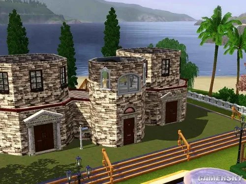 《模拟人生3》中世纪城堡（地下城版）