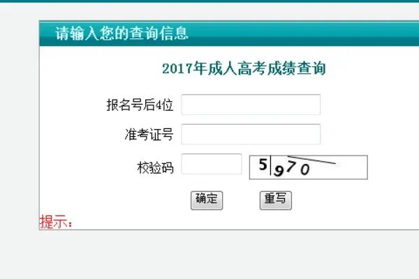 2015年成人高考成绩查询