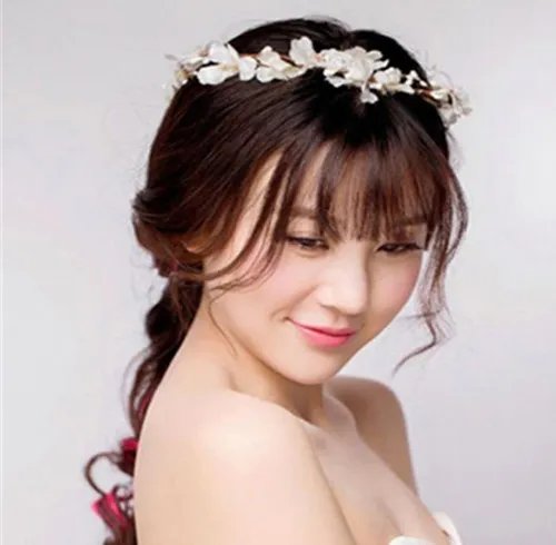 韩式新娘发型步骤图解 2017最美新娘发型图片
