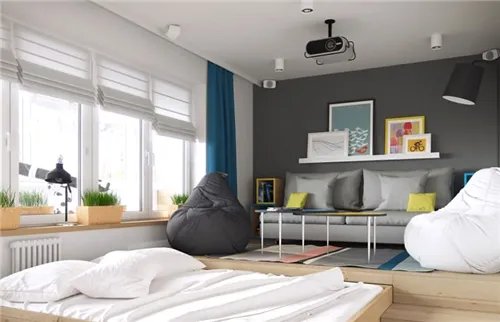 28平一居室小户型装修图   28平一居变身50平单身公寓