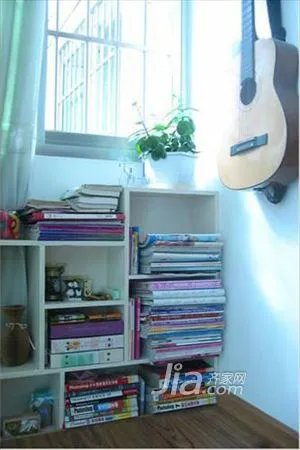 90平爱的温馨家 橙黄绿的组合