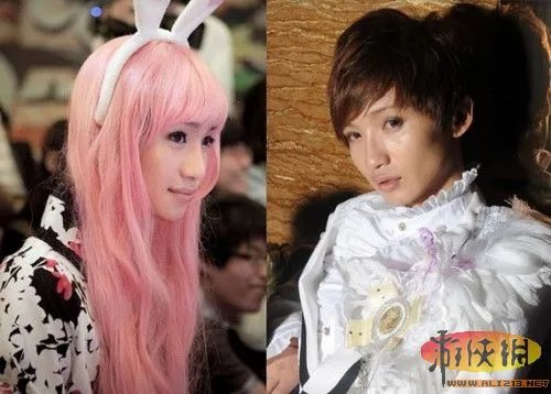 内流满面 国内著名COSER的PS前后之对比照