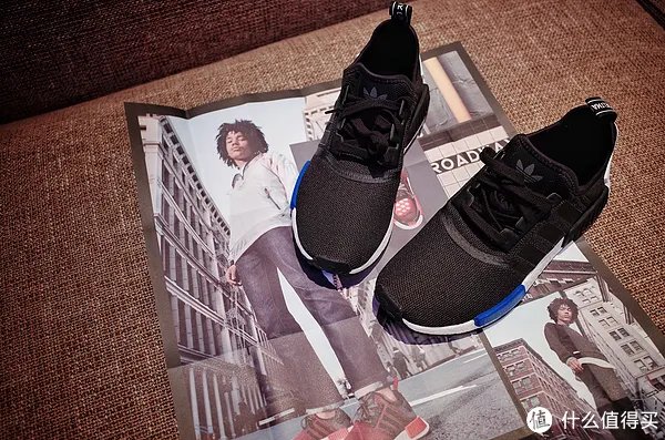 #首晒# Adidas 阿迪达斯 NMD Primeknit 东京城市蓝黑 限定跑鞋 开箱